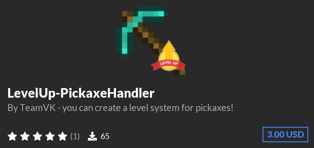 Download LevelUp-PickaxeHandler on Polymart