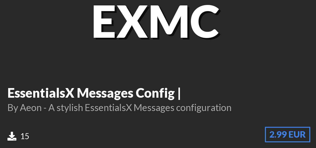 Download EssentialsX Messages Config | on Polymart