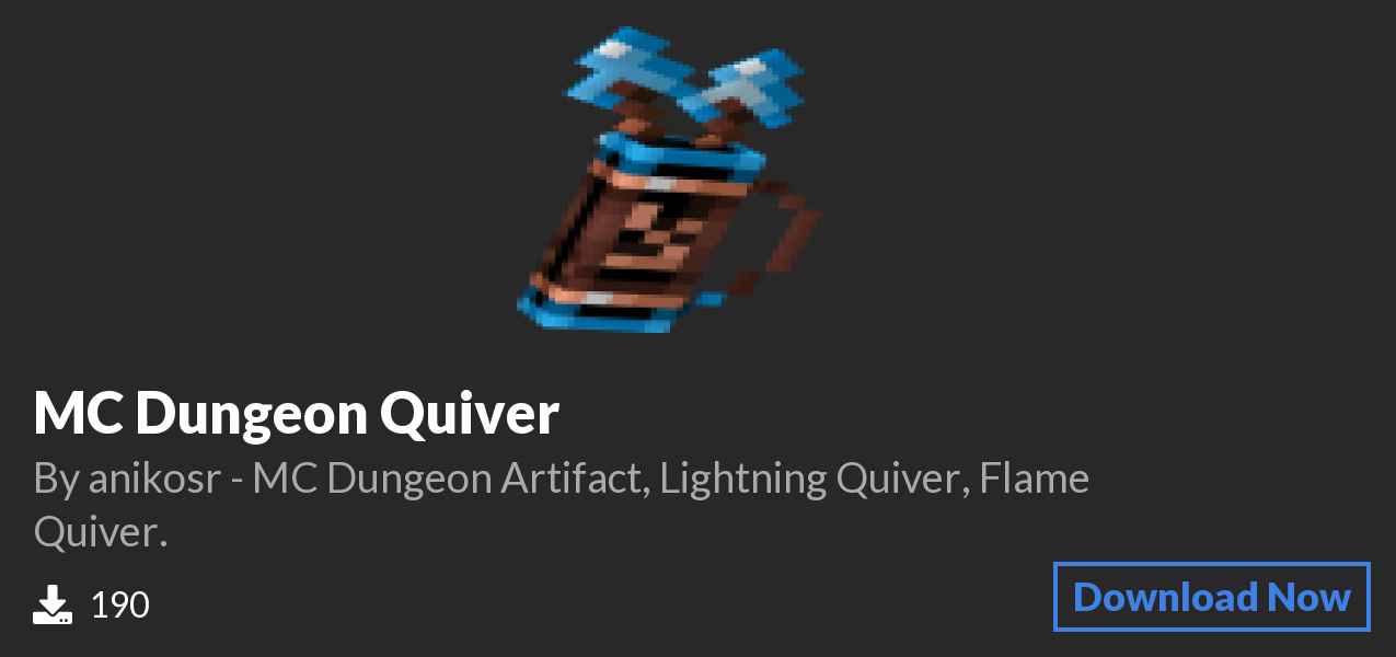 Download MC Dungeon Quiver on Polymart