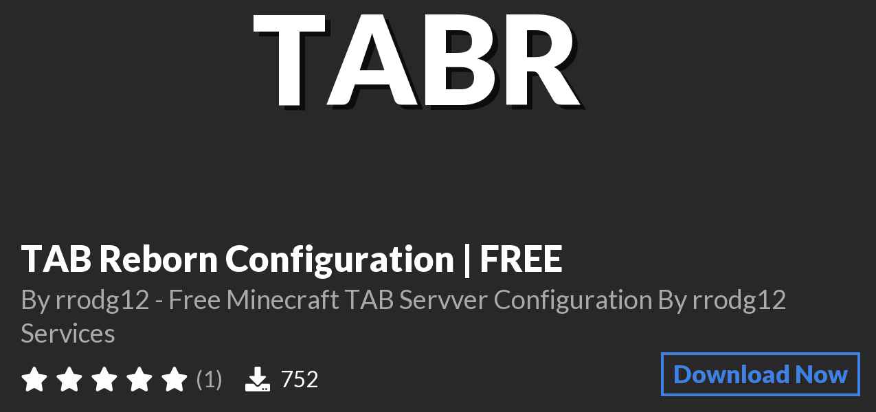 Download TAB Reborn Configuration | FREE on Polymart