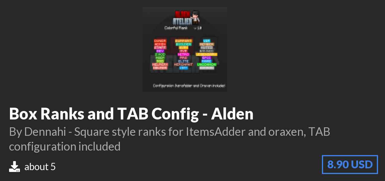 Download Box Ranks and TAB Config - Alden on Polymart