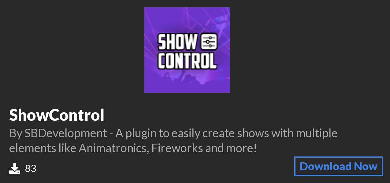 Download ShowControl on Polymart