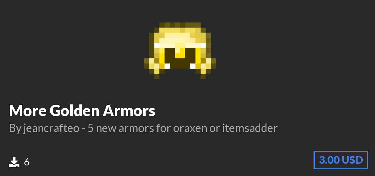 Download More Golden Armors on Polymart