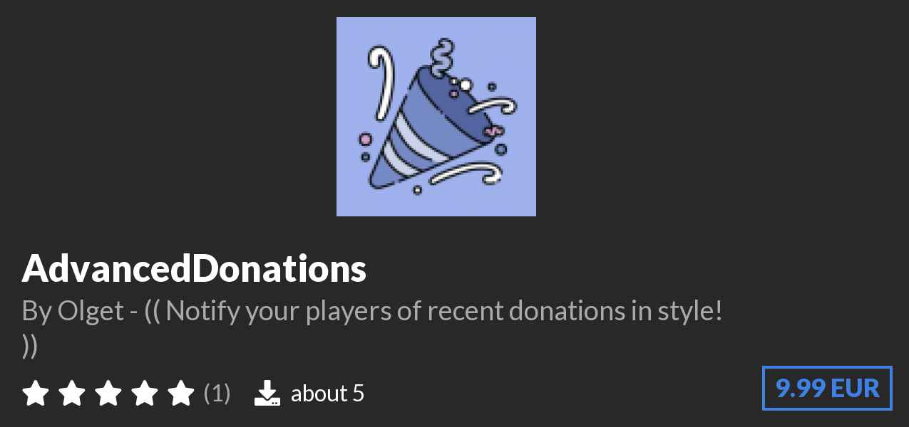 Download AdvancedDonations on Polymart