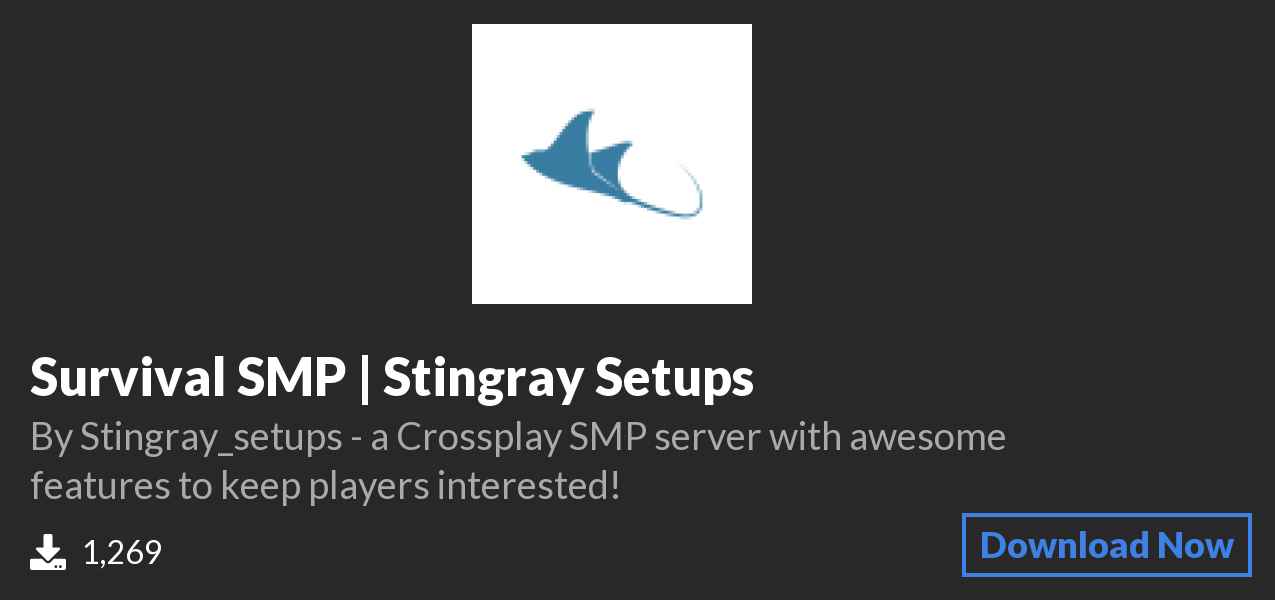 Download Survival SMP | Stingray Setups on Polymart
