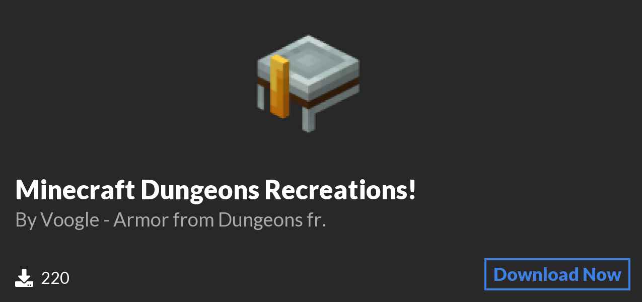 Download Minecraft Dungeons Recreations! on Polymart