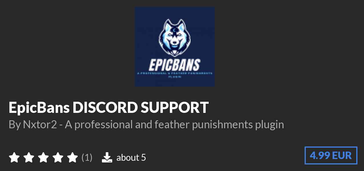 Download EpicBans ⭐DISCORD SUPPORT⭐ on Polymart