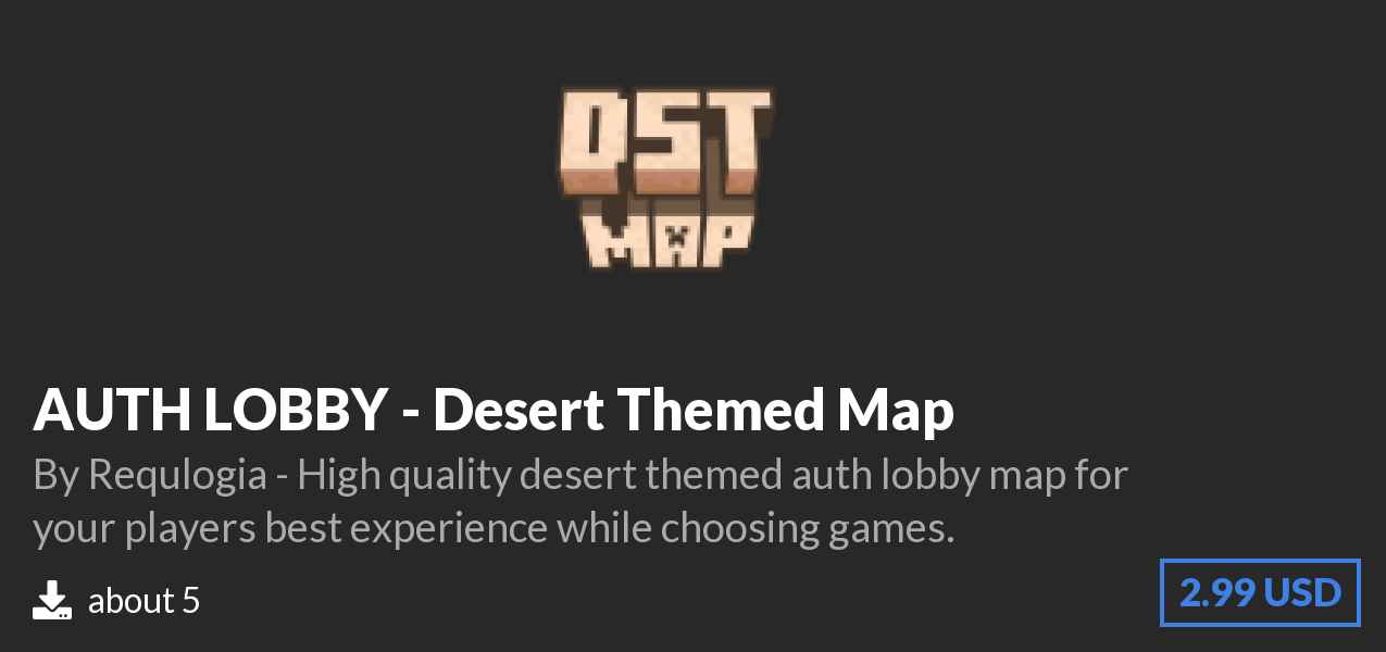 Download AUTH LOBBY - Desert Themed Map on Polymart
