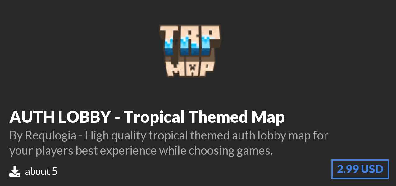 Download AUTH LOBBY - Tropical Themed Map on Polymart