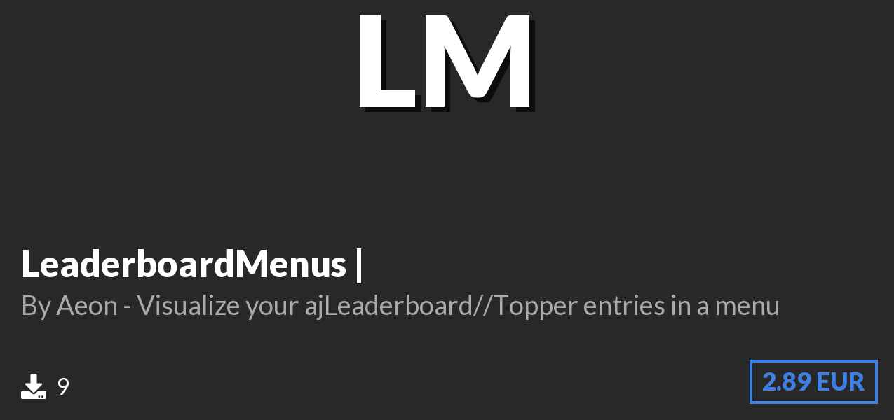 Download LeaderboardMenus | on Polymart