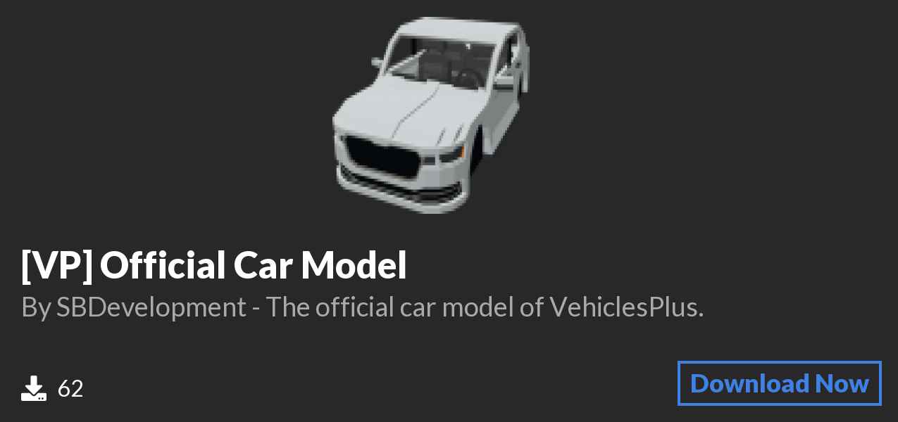 Download [VP] Official Car Model on Polymart