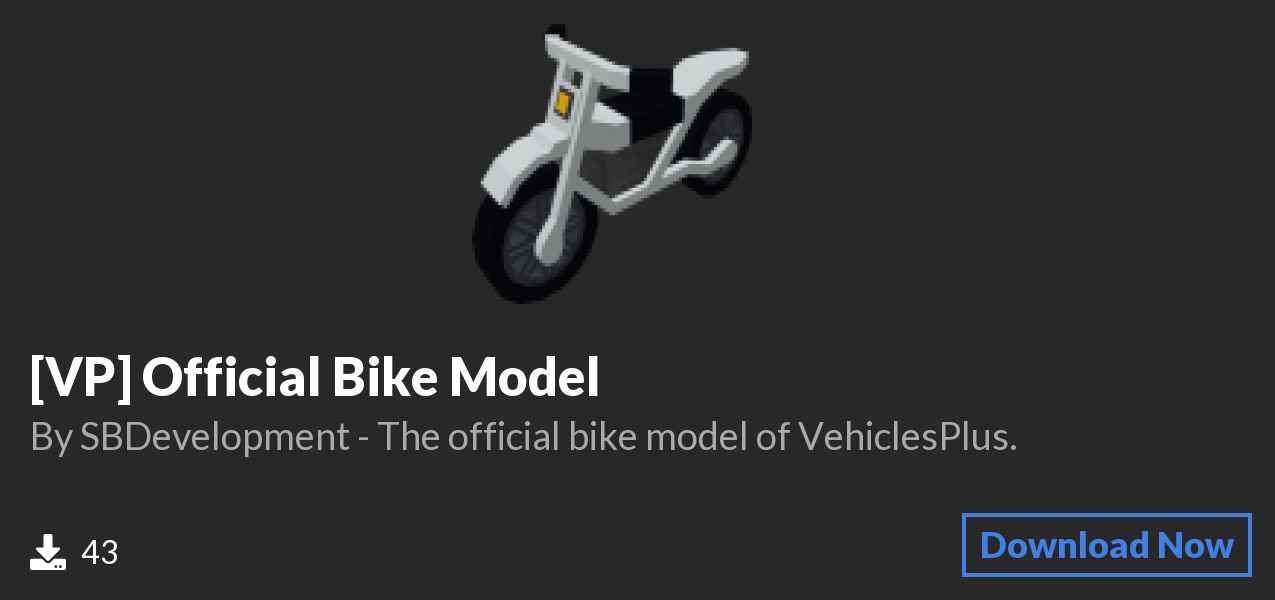 Download [VP] Official Bike Model on Polymart