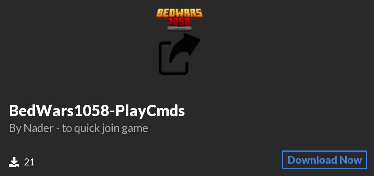 Download BedWars1058-PlayCmds on Polymart