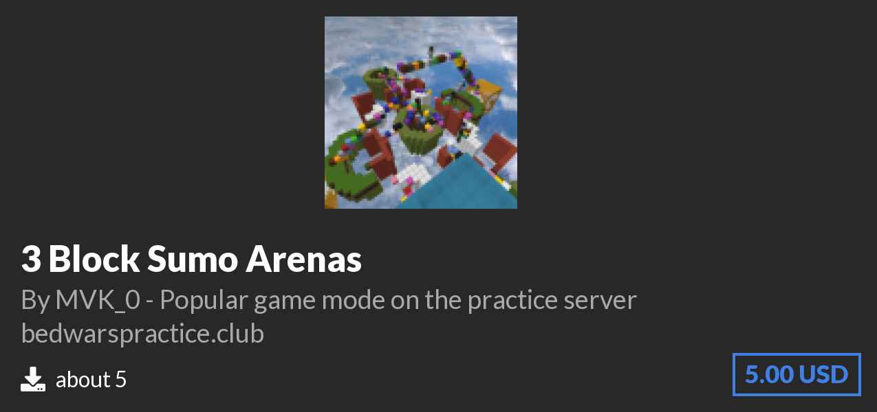Download 3 Block Sumo Arenas on Polymart