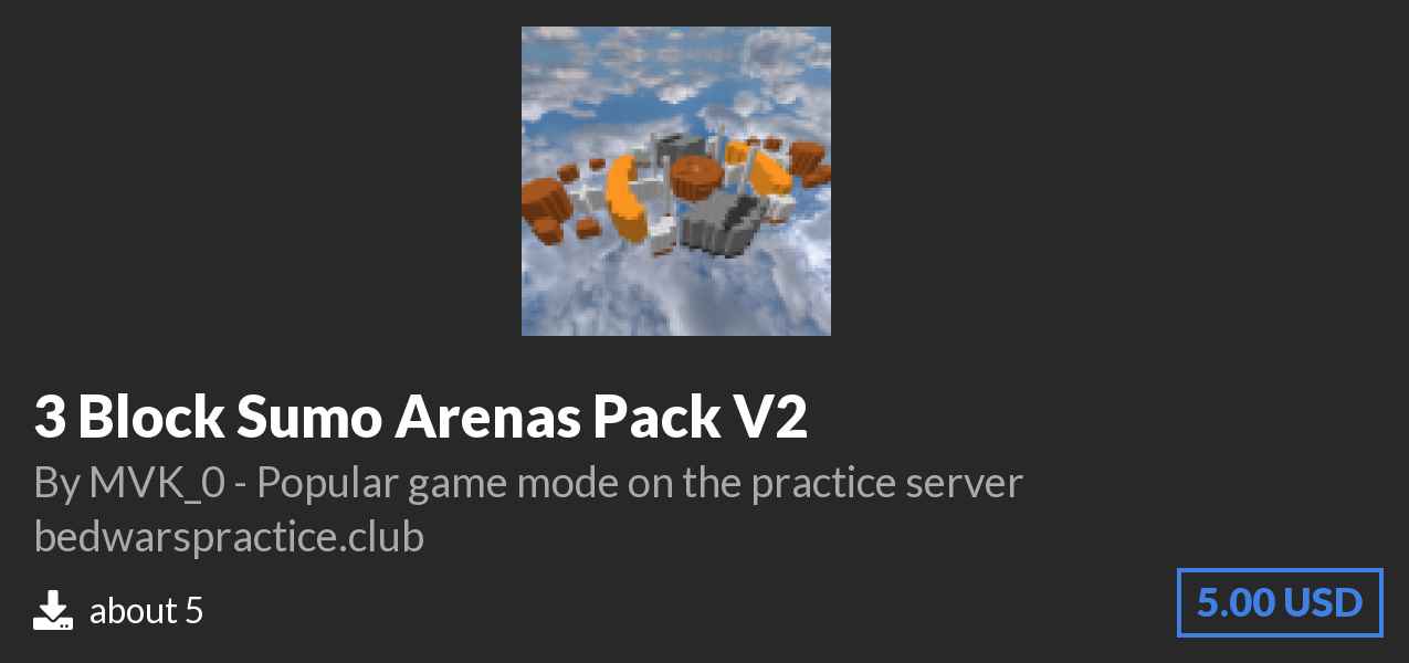 Download 3 Block Sumo Arenas Pack V2 on Polymart