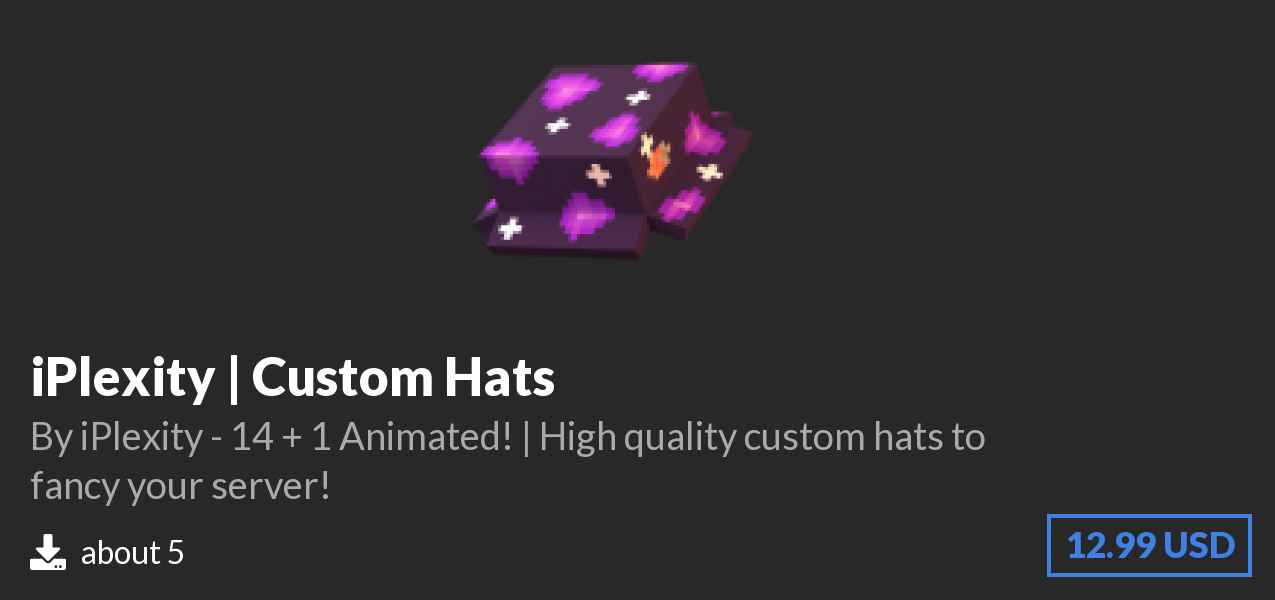 Download iPlexity | Custom Hats on Polymart