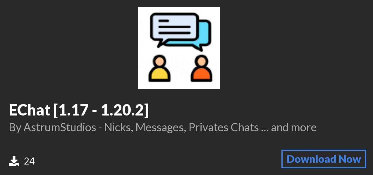Download EChat [1.17 - 1.20.2] on Polymart