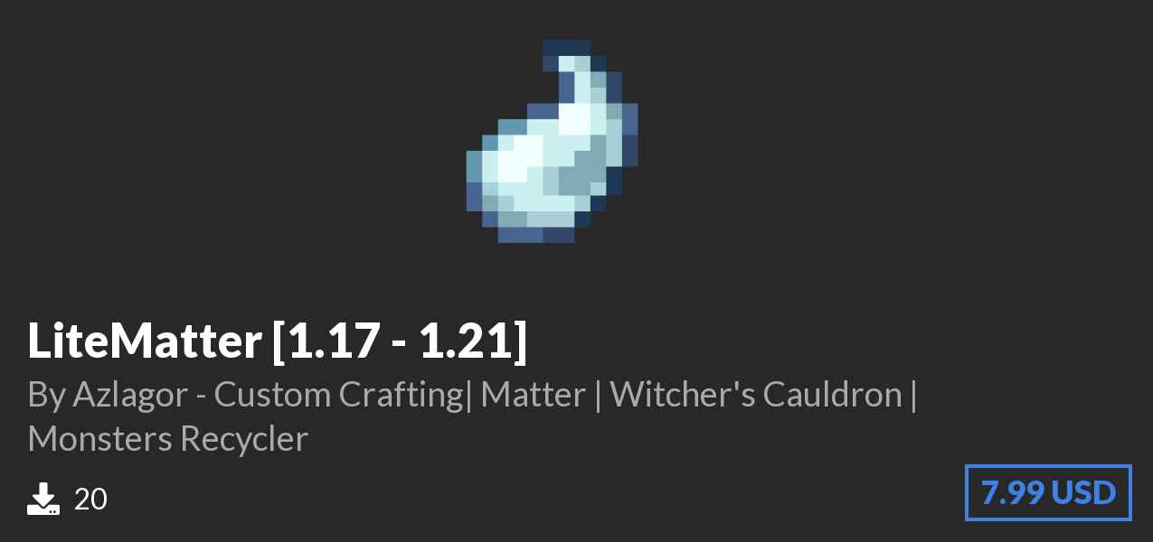Download ⭐LiteMatter⭐ [1.17 - 1.21] on Polymart