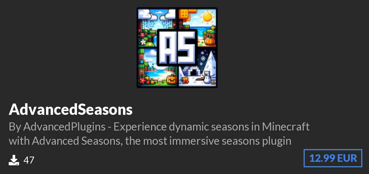 Download AdvancedSeasons on Polymart