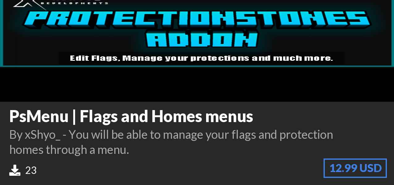 Download PsMenu | Flags and Homes menus on Polymart