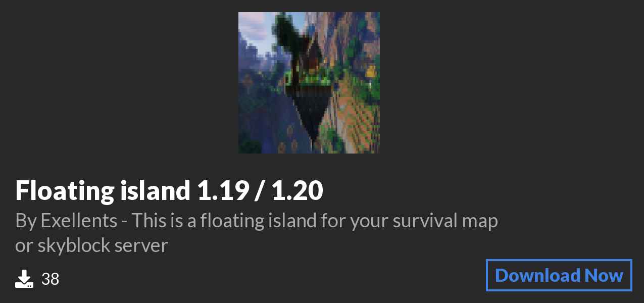 Download Floating island 1.19 / 1.20 on Polymart
