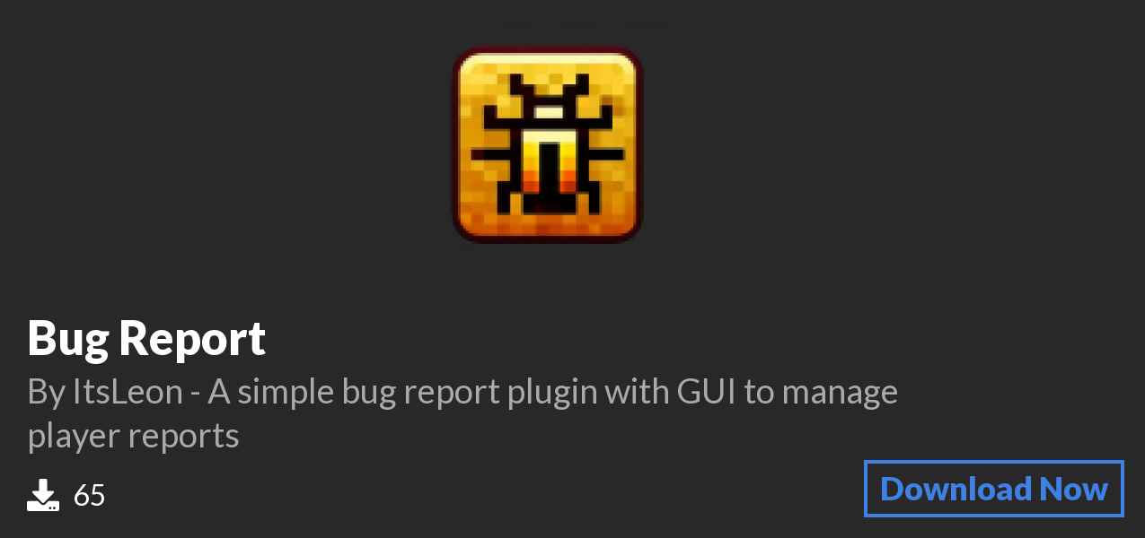 Download Bug Report on Polymart