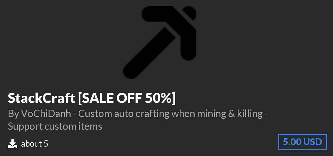 Download StackCraft [SALE OFF 50%] on Polymart