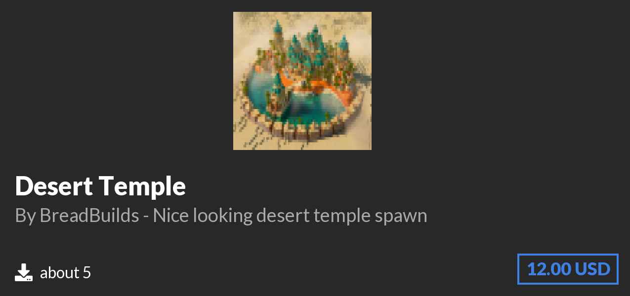 Download Desert Temple on Polymart