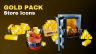 GOLD PACK - Store Icons icon
