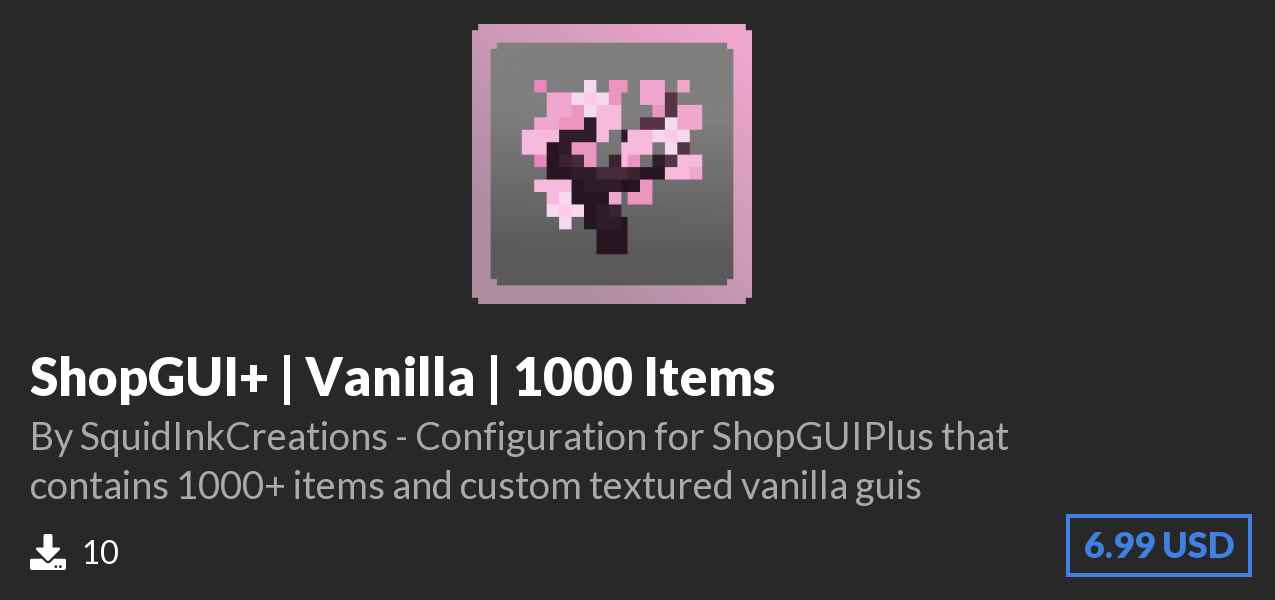 Download ShopGUI+ | Vanilla | 1000 Items on Polymart