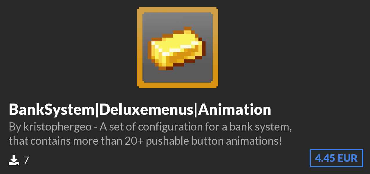 Download BankSystem|Deluxemenus|Animation on Polymart