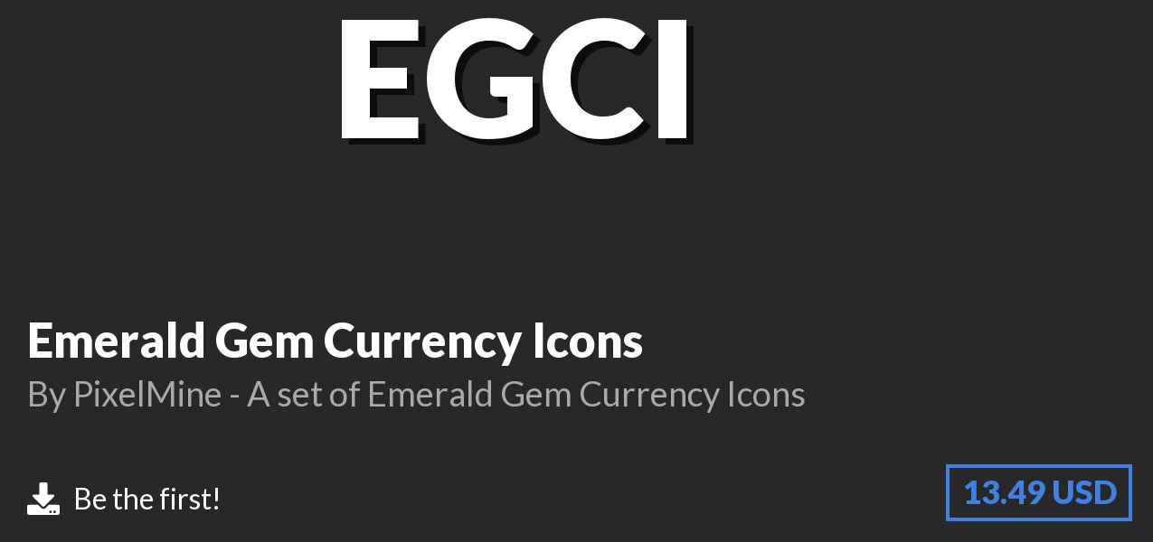 Download Emerald Gem Currency Icons on Polymart