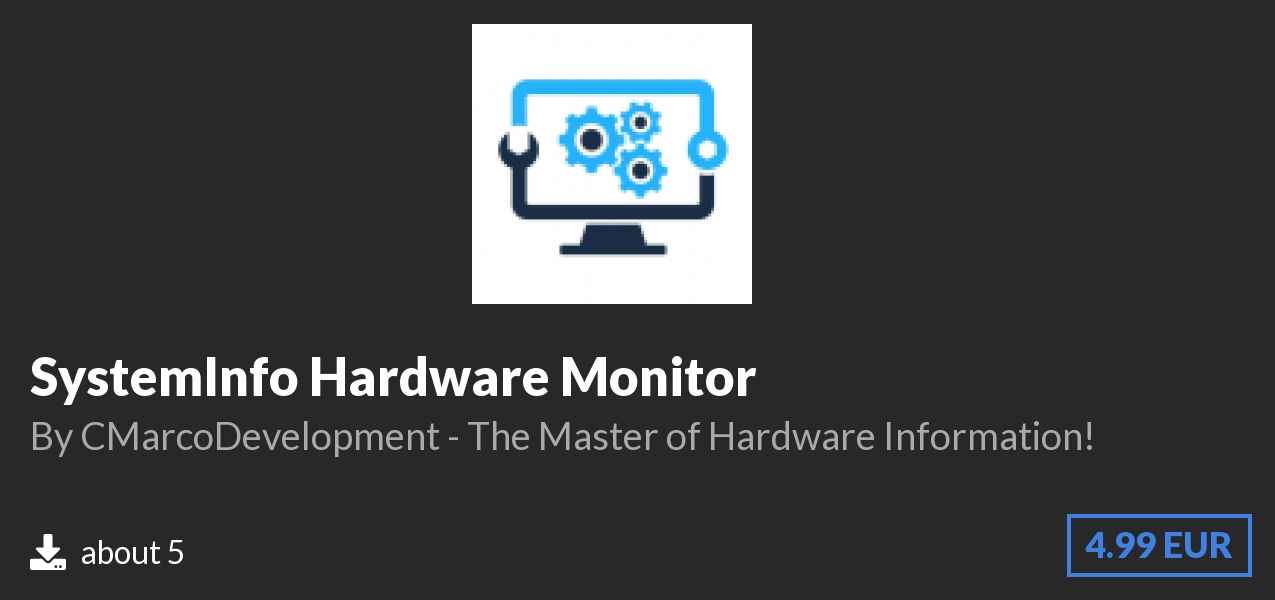 Download SystemInfo Hardware Monitor on Polymart