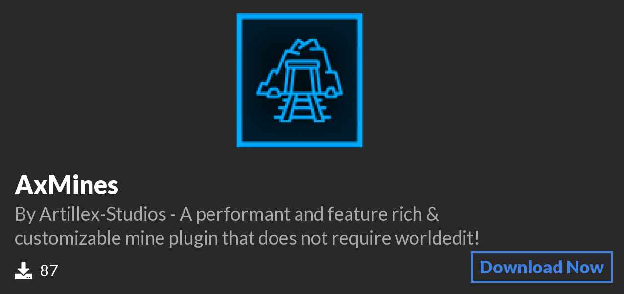 Download AxMines on Polymart