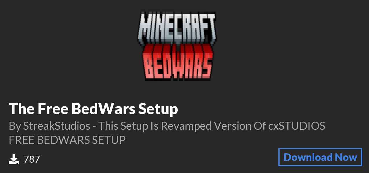 Download The Free BedWars Setup on Polymart