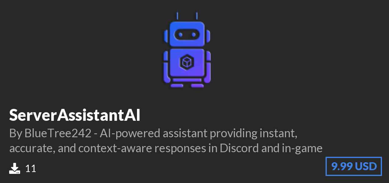 Download ServerAssistantAI on Polymart