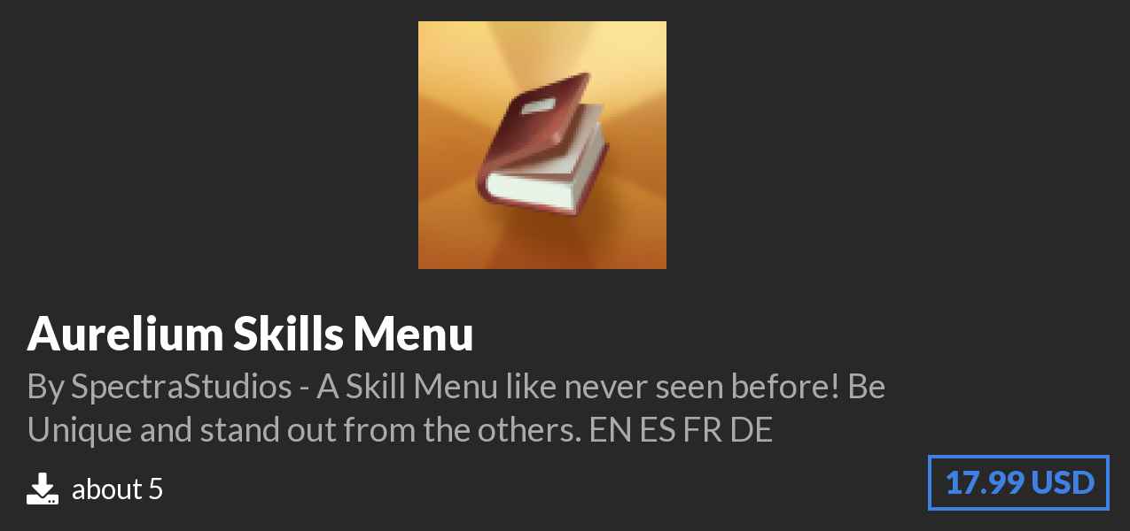 Download Aurelium Skills Menu on Polymart