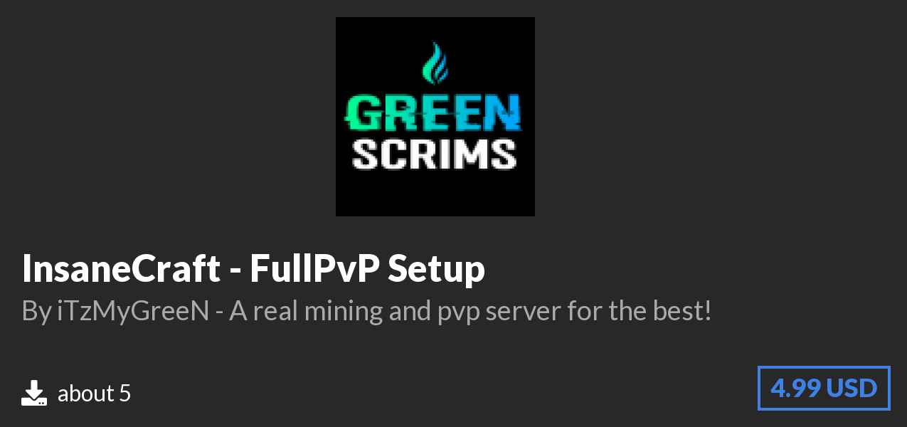 Download InsaneCraft - FullPvP Setup on Polymart