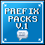 Prefix pack V1 + config icon