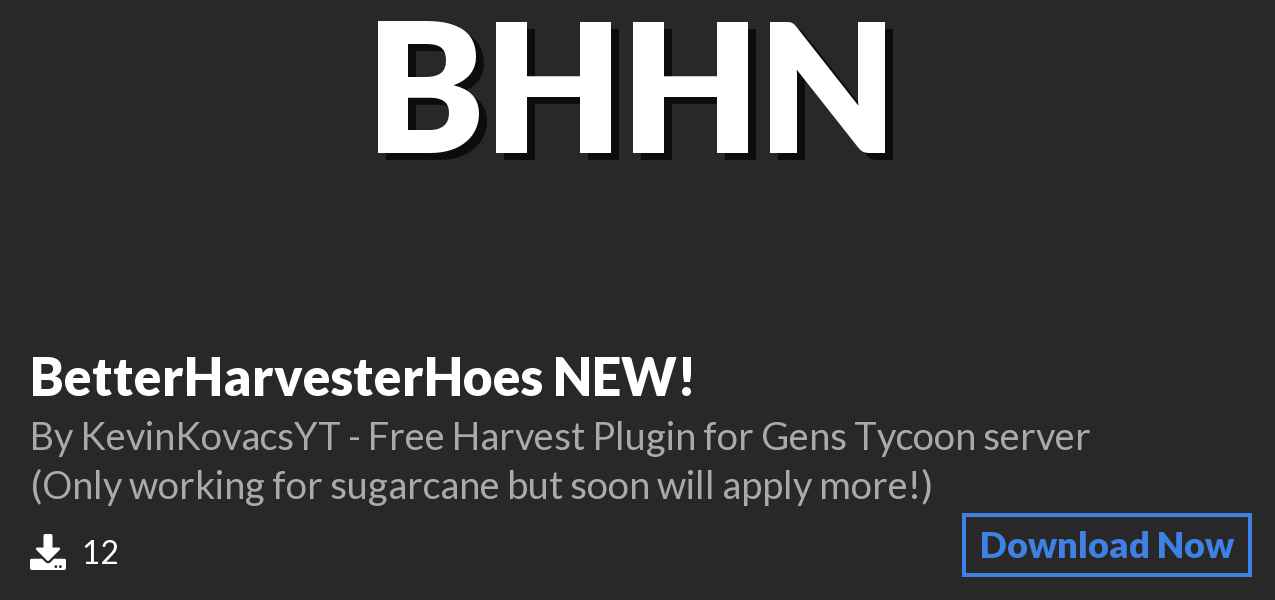 Download BetterHarvesterHoes NEW! on Polymart