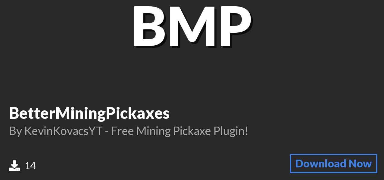 Download BetterMiningPickaxes on Polymart