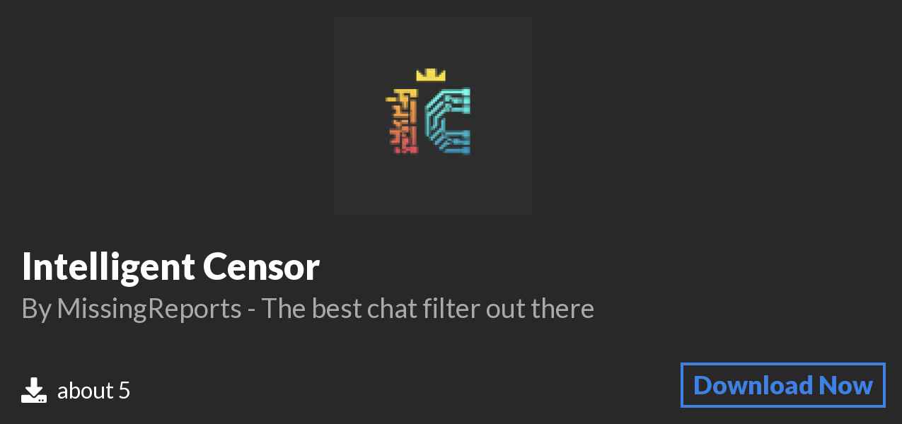 Download Intelligent Censor on Polymart
