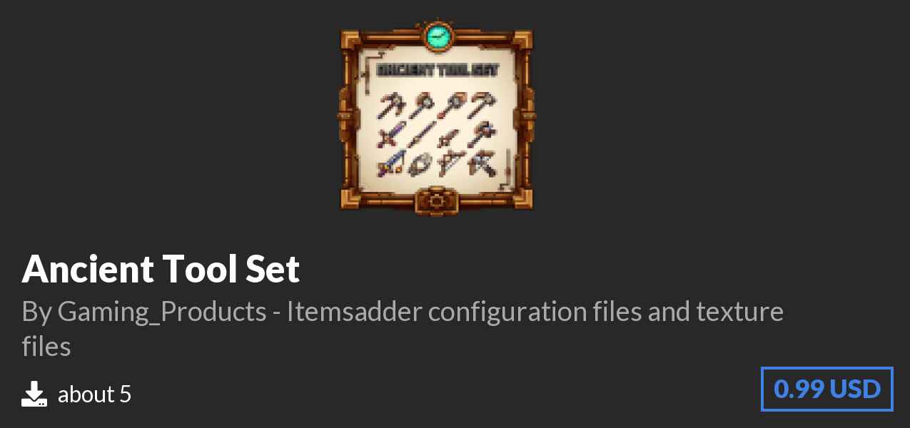 Download Ancient Tool Set on Polymart