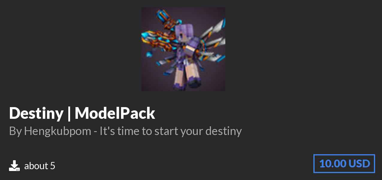 Download Destiny | ModelPack on Polymart