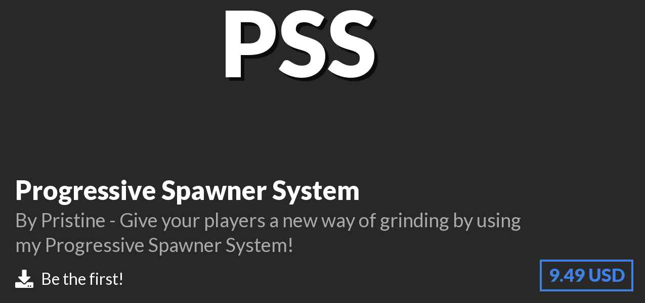 Download Progressive Spawner System on Polymart