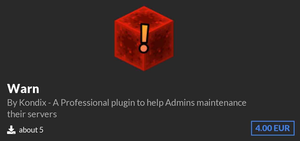 Download Warn on Polymart