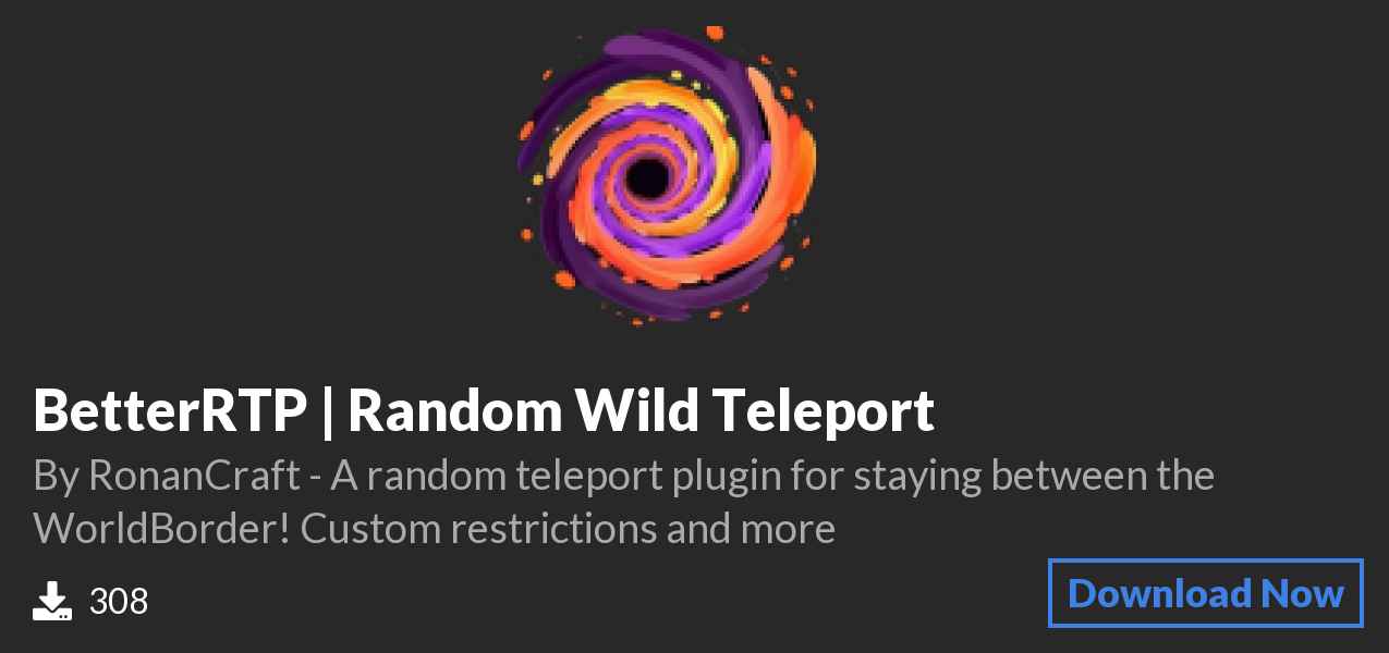 Download BetterRTP | Random Wild Teleport on Polymart