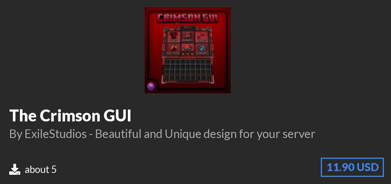 Download The Crimson GUI on Polymart