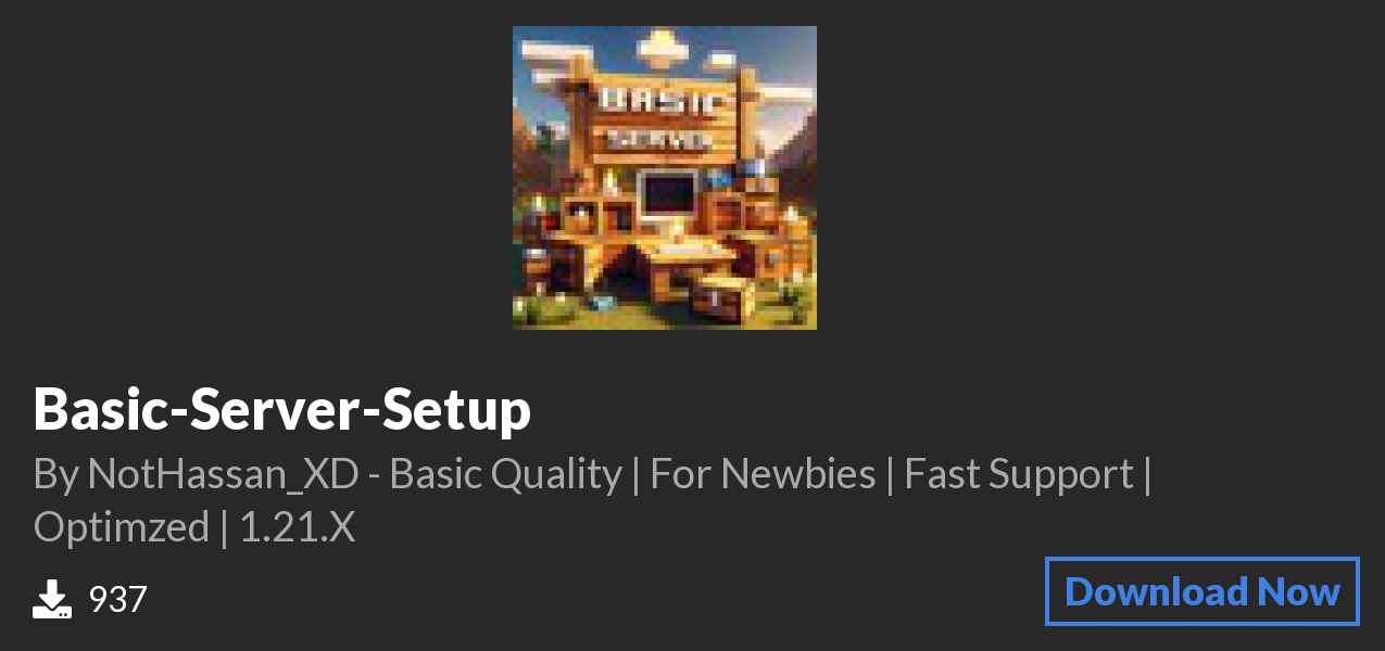 Download Basic-Server-Setup on Polymart
