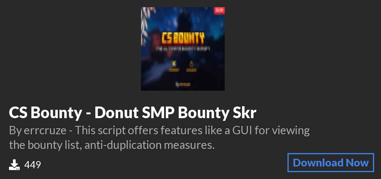 Download CS Bounty - Donut SMP Bounty Skr on Polymart